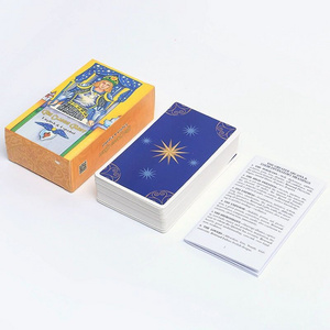 Wholesale  New Spanish English bilingual Classic Tarot Card With Book Manual Custom Print Board Game