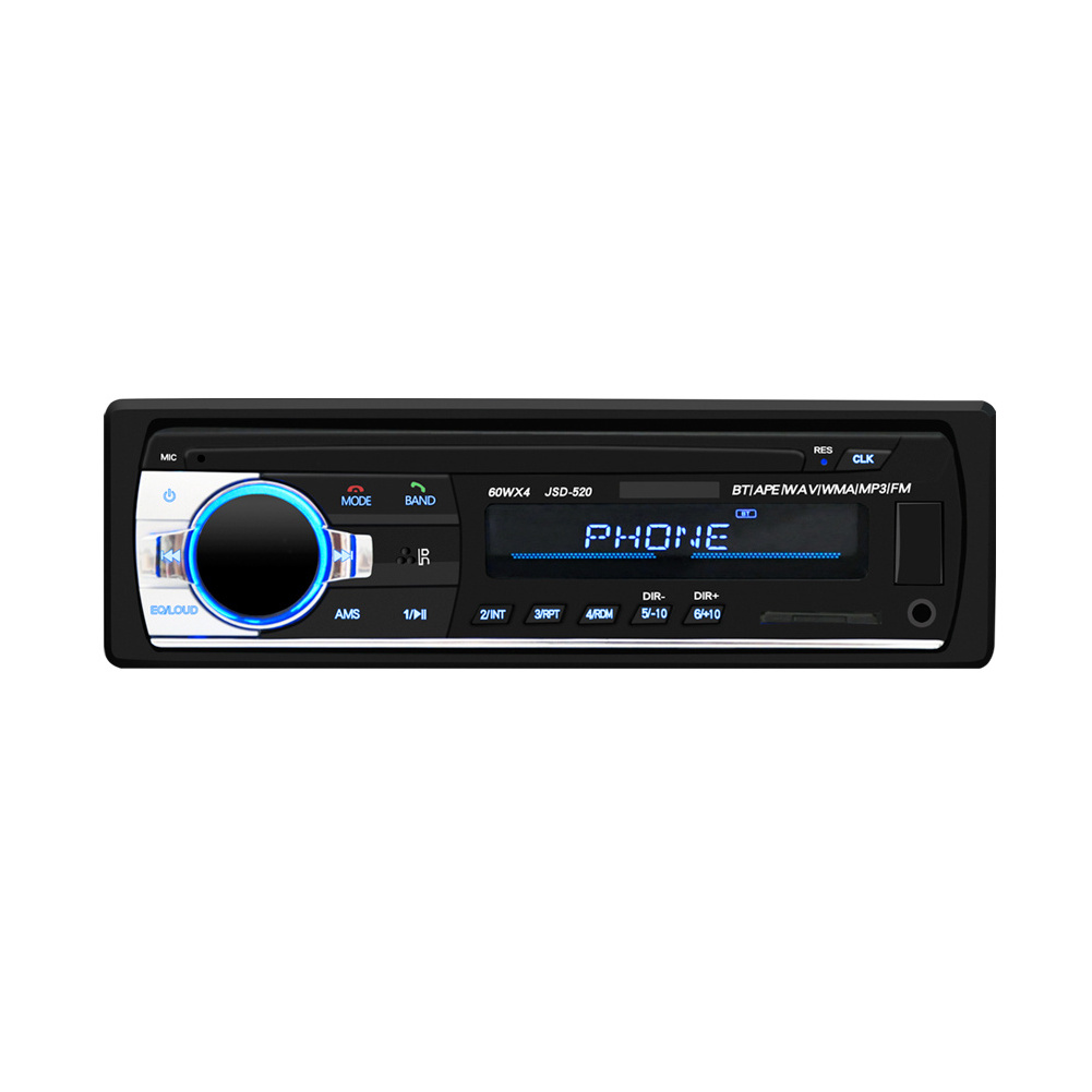 Cheap Price FM Multi--function Car Mp3 520  1Din  BT Handsfree Stereo Autor Radio  Car MP3 Player