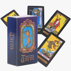 Factory New Item  Spanish English Double Flash Card with Manual Book Tarot Card for Playing