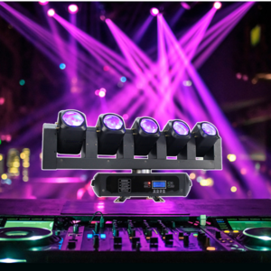 higher quality 5 Eye 40w Stage LED 360 Degree Swing Head Pixel Strobe Light For Dj Bar Club Beam Lights