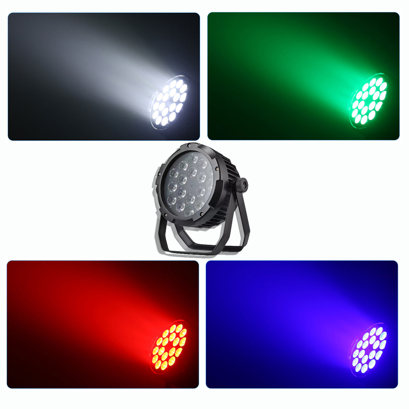 Popular Christmas Lights Outdoor 18 x 10 Watt RGBW Tinted LED Par Lights For Bar Wedding DJ Gig Lights