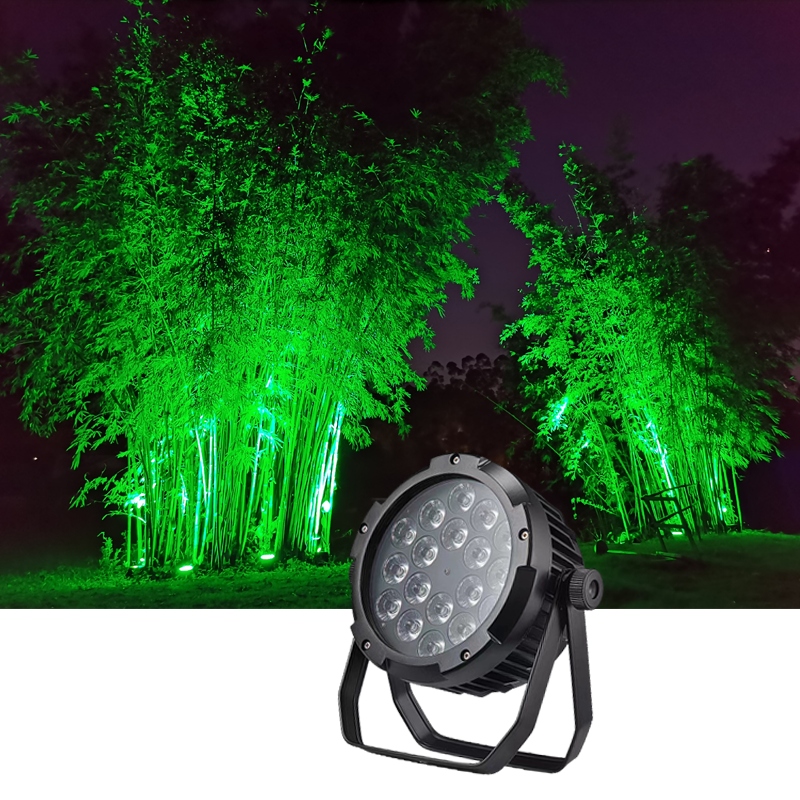 Popular Christmas Lights Outdoor 18 x 10 Watt RGBW Tinted LED Par Lights For Bar Wedding DJ Gig Lights