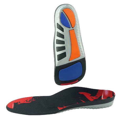 High Resilience PORON Gasket TPU Sport Shoe Insole U-shaped Arch Support Cushoning Insole Flat Feet Orthopedic Foot Care Gel Pad