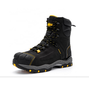 Cold Environment Industrial Leather Work Shoes Men's Waterproof Bruzer Hiking Steel Toe Work Boots Men Safety Shoes.