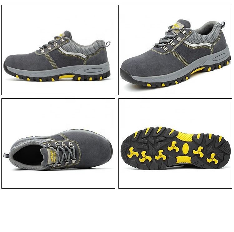 Fashion Construction Safety Work Shoes For Men Casual Brand Men's Industrial Protection Steel Toe Safety Shoes