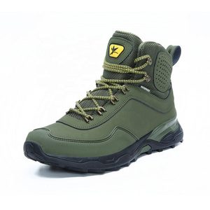 Outdoor Activity Leather Sneakers Waterproof Men's Trekking Climbing Mountain Walking Shoes Hiking Boots Men.