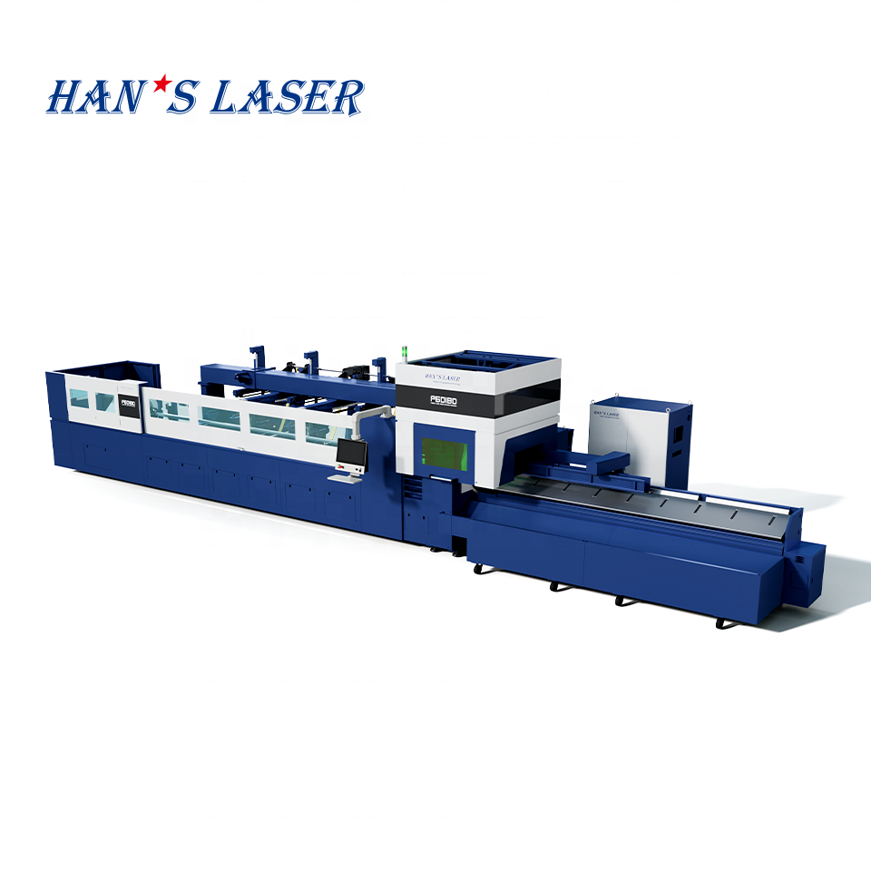 High Precision Han's Laser Automatic 2 chucks P6018D CNC Tube Cutting Machine for Algriculture Industry