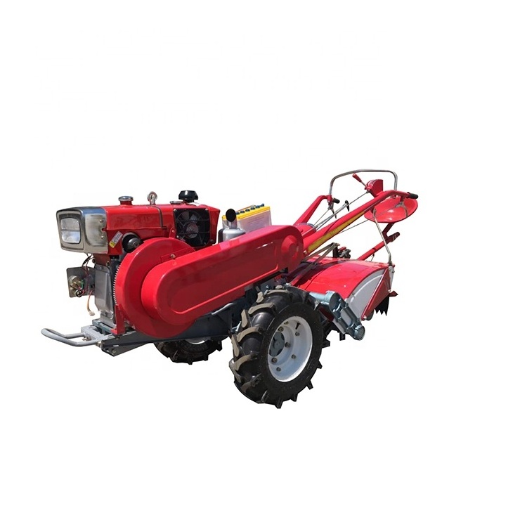 8HP 15 hp walking tractor diesel engine mini tractor farming agricultural Multi functional power tiller