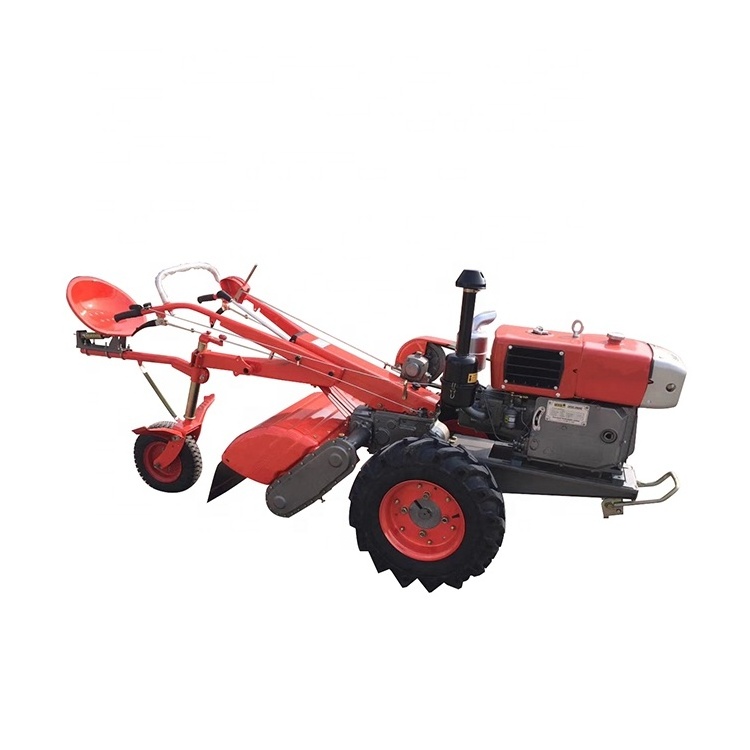 8HP 15 hp walking tractor diesel engine mini tractor farming agricultural Multi functional power tiller