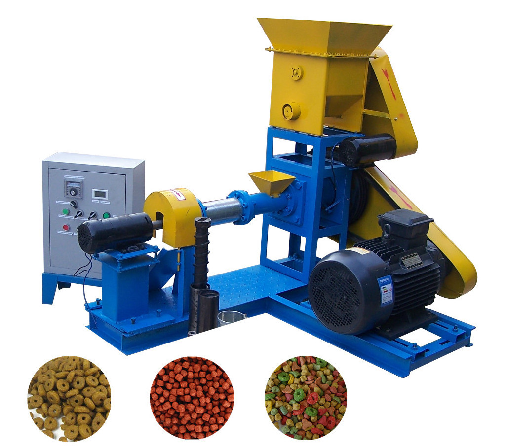 Hanson Hot sell automatic floating fish feed pellet making machine with best price