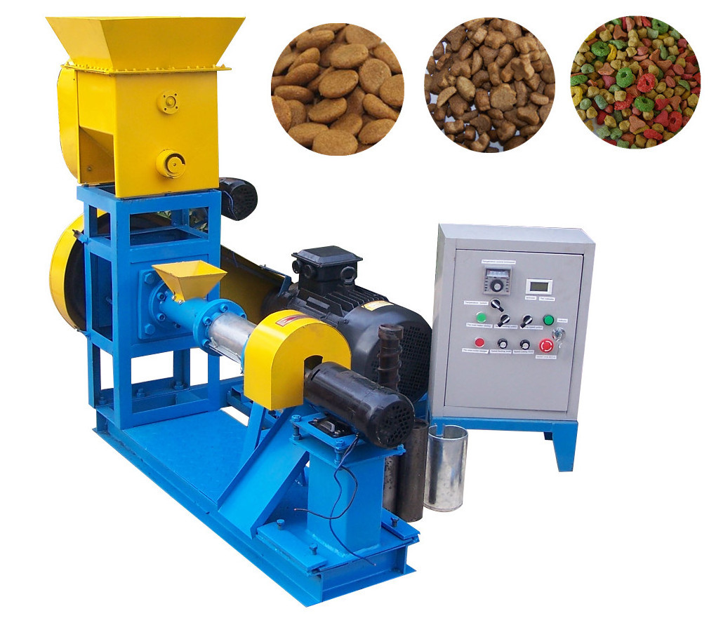 Hanson Hot sell automatic floating fish feed pellet making machine with best price