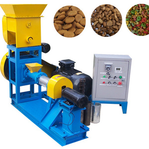 Hanson Hot sell automatic floating fish feed pellet making machine with best price