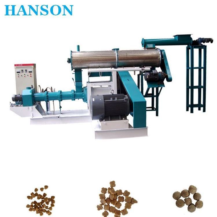 Food Extruder Machine Animal Pet Pellet Fish Meal Poultry Feed Production Line