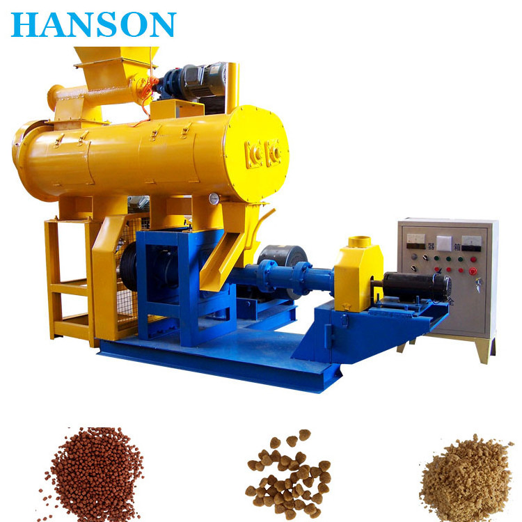 Food Extruder Machine Animal Pet Pellet Fish Meal Poultry Feed Production Line