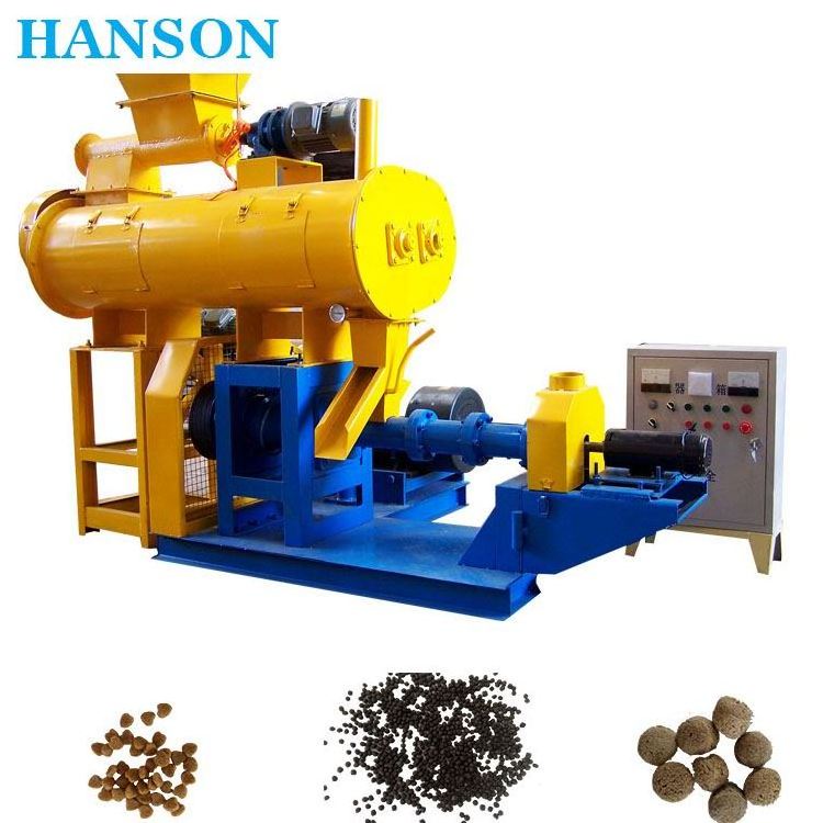 Food Extruder Machine Animal Pet Pellet Fish Meal Poultry Feed Production Line