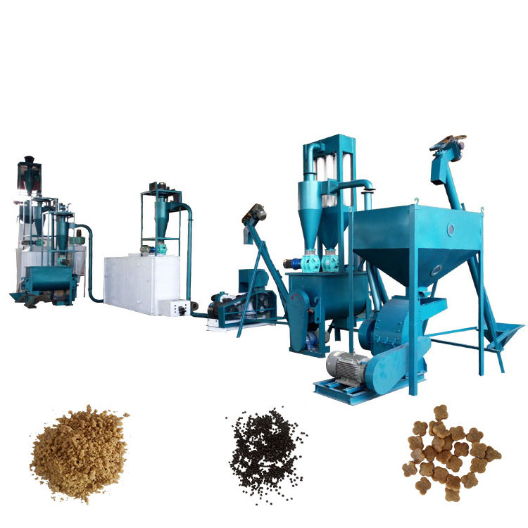 Poultry pellet production line/small feed mill plant/feed processing machine for cow pig chicken