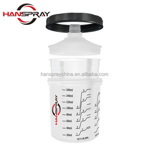 Automotive Spray Paint Measuring Mixing Cup PP Spray Paint Gun Cup Liners Mixing Measurement Paint Cup