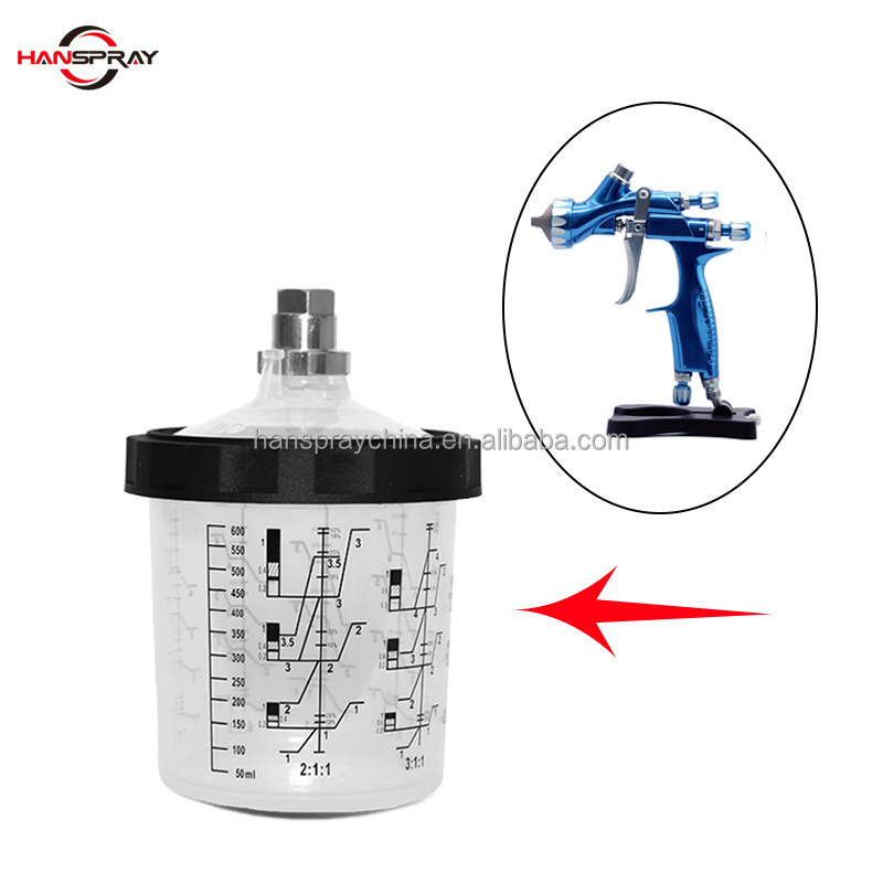 Automotive Spray Paint Measuring Mixing Cup PP Spray Paint Gun Cup Liners Mixing Measurement Paint Cup