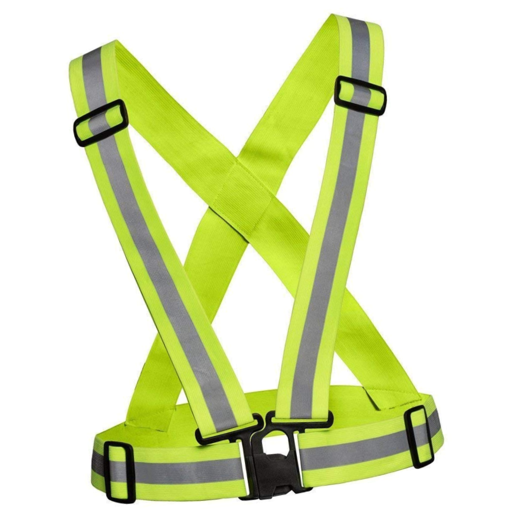 reflective vest running gear pack high visibility adjustable safety vest for night cycling hiking jogging dog walking high