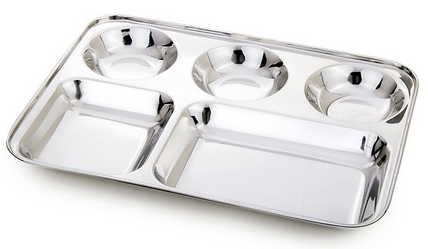 stainless steel dinner plates rectangular steel partitioned dinner platesn compartment dinner plates