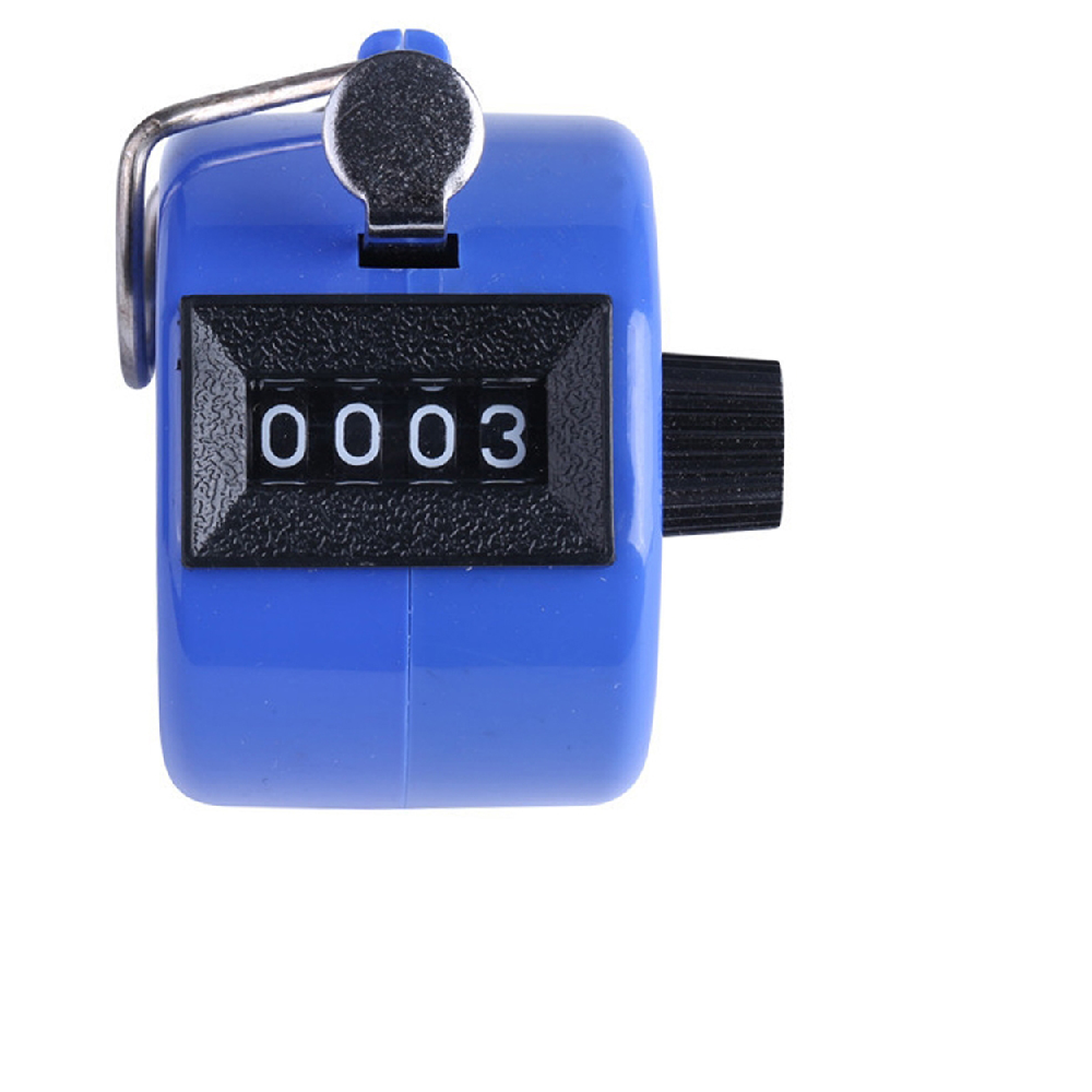 High Quality Material Hand Tally Counter Digit Number Lap Counter Manual Mechanical Clicker with Finger Ring for Sports Game