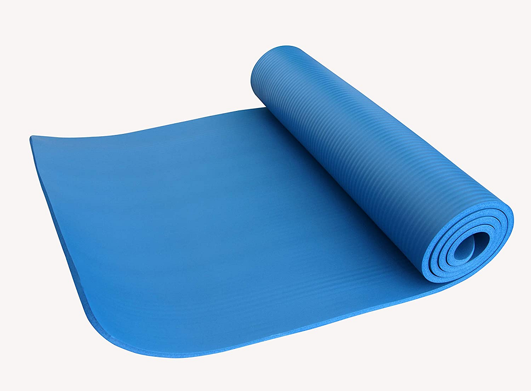 Extra Large, Extra Thick and Non-slip Professional Yoga Exercise Fitness Gym Mat for Stretching, Core Workouts and Training