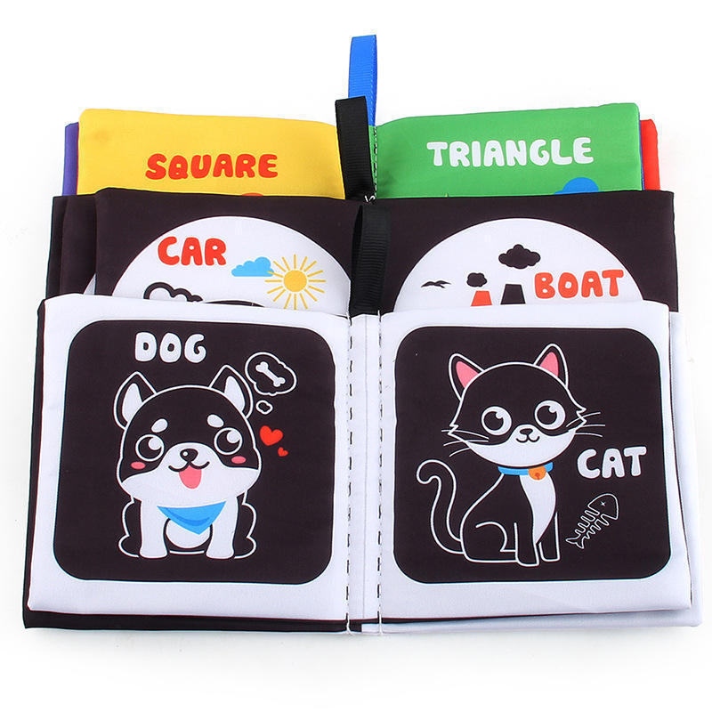 EN71 Customised cloth book printing soft children felt kid cloth baby books cloth early education for Baby early education