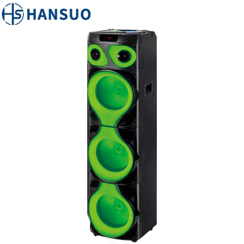 HANSUO Treble 10 inch subwoofer professional audio system super sound box dj party speakers pair box HS-TD10E9