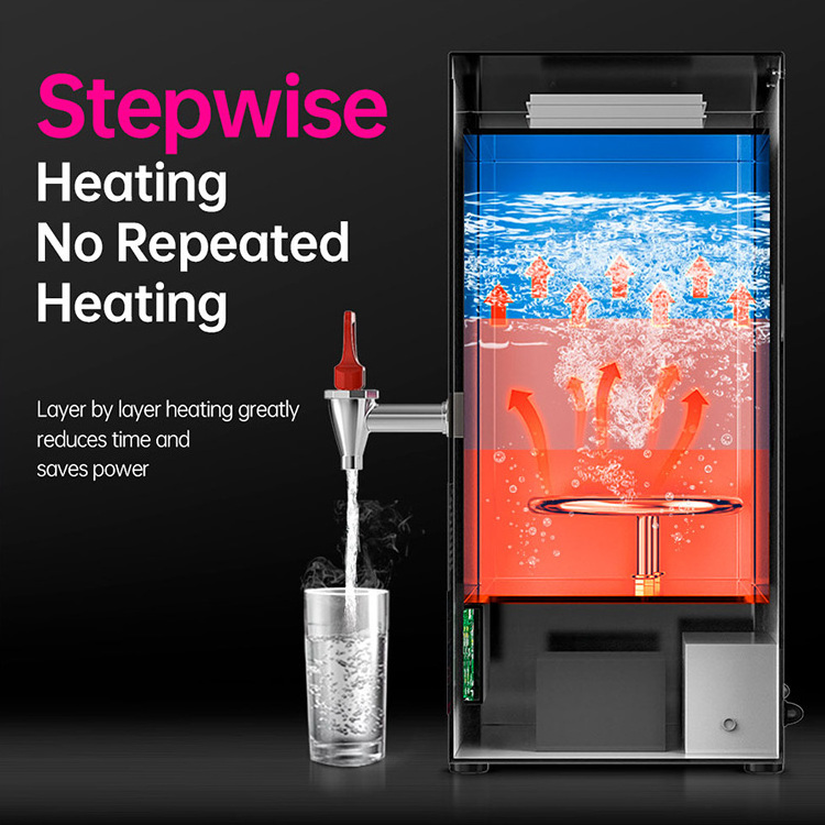 Commercial Stainless Steel Step Heating Wall Mounted Hot And Cold Water Dispenser Desktop Water Dispensers