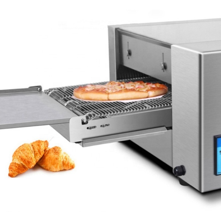 Commercial 12/18/32 inch Automatic Electric Gas Conveyor Pizza Oven