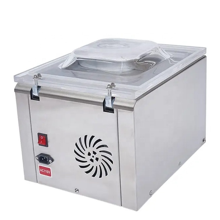 Commercial single chamber vacuum sealer machine for food packing storage