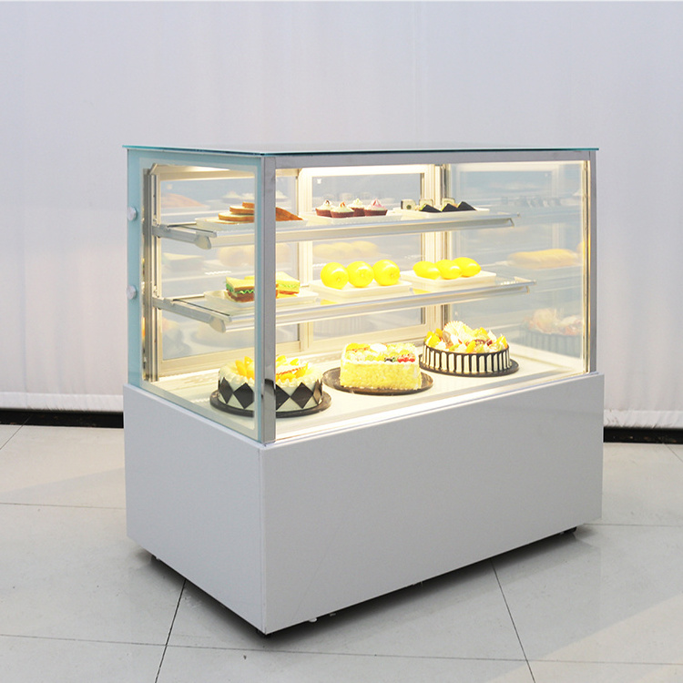 Bakery Cake Fridge Display Showcases Glass Display Single-Temperature Display Freezers Fridges Wholesale