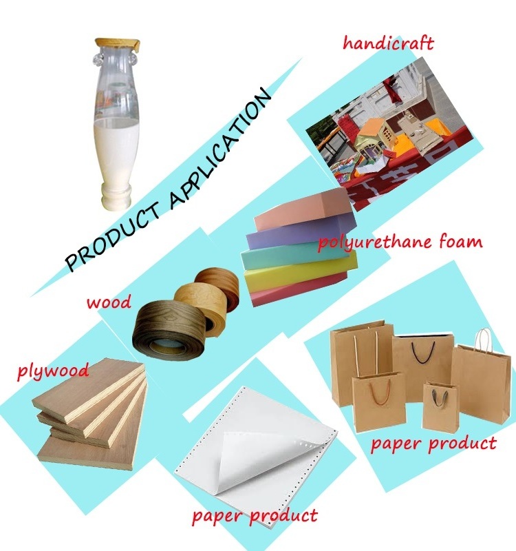 White Emulsion Glue/Strong Adhesion for Wood/HTL-318/also for spray glue