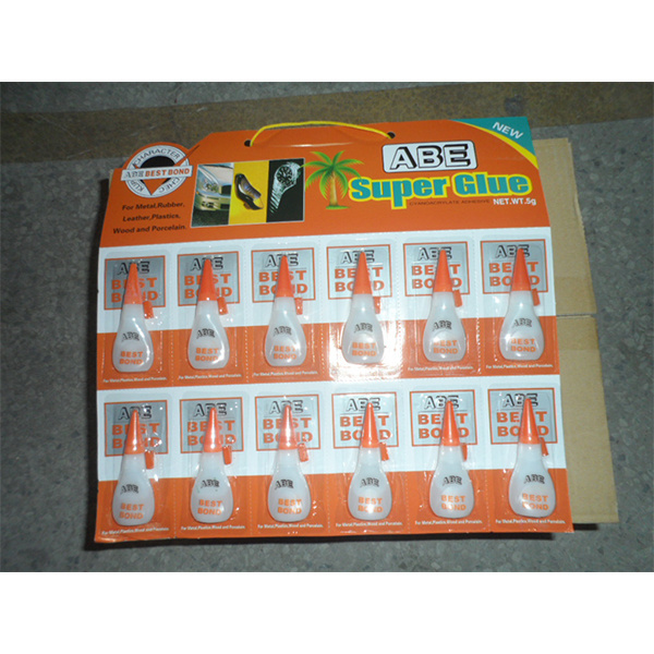 Super Glue Adhesive/ALternative Plastic or Aluminum Packaging/3-5 second fast dry