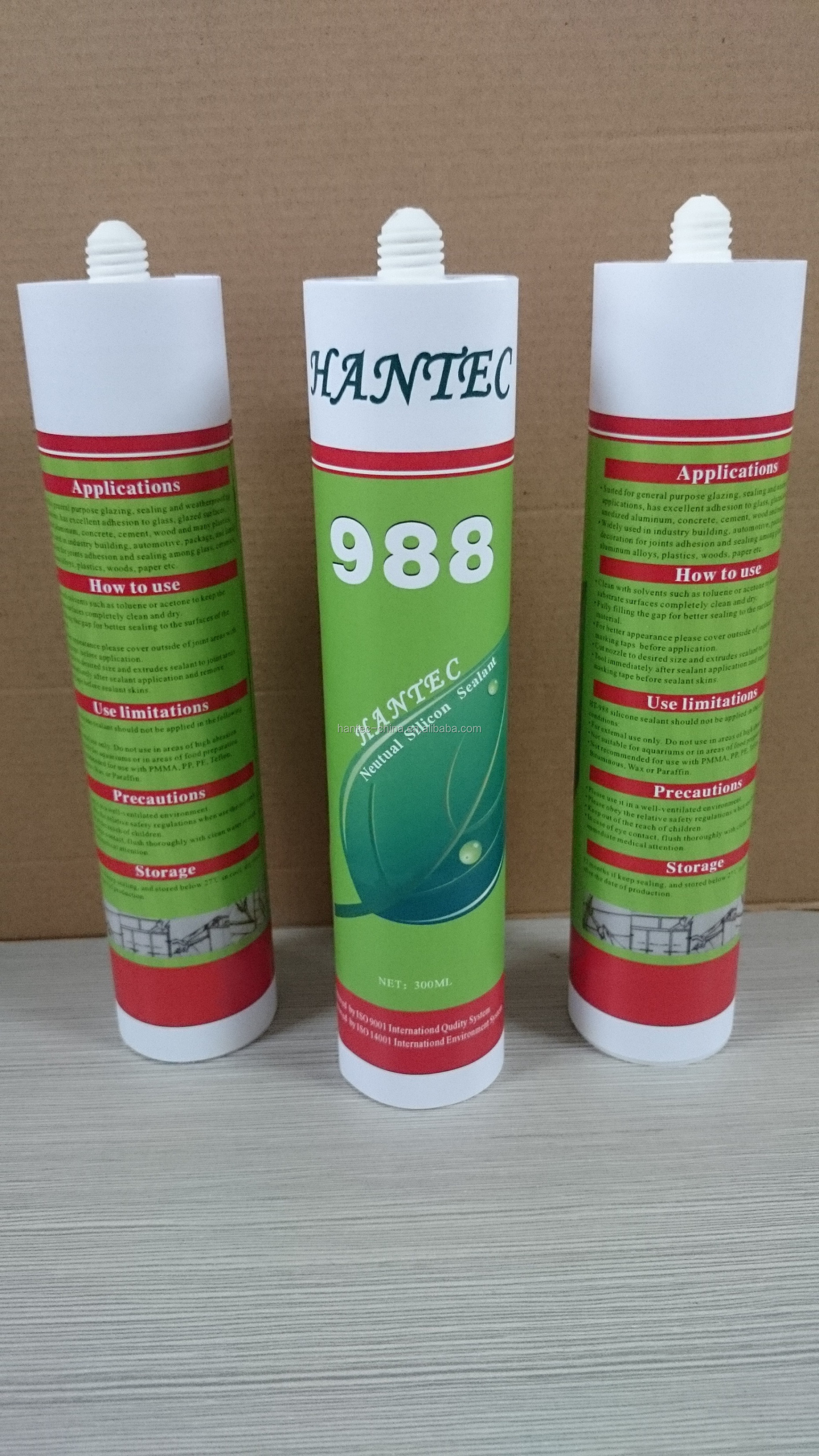 Limited Selling Tentec TT988 Neutral Silicone Sealant Glue for home construction and automotive