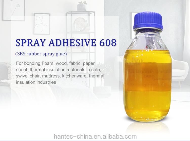 Upcoming Sales SBS Yellow Liquid Spray Glue Super Glue Non-toxic Spray Adhesive for Sofa