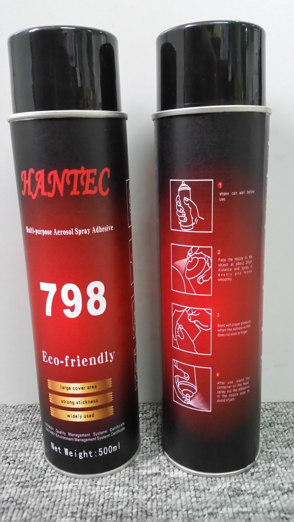 Best Sales Type Hantec TT-798 Aerosol Glue Upholstery Foam Glue Adhesive Spray