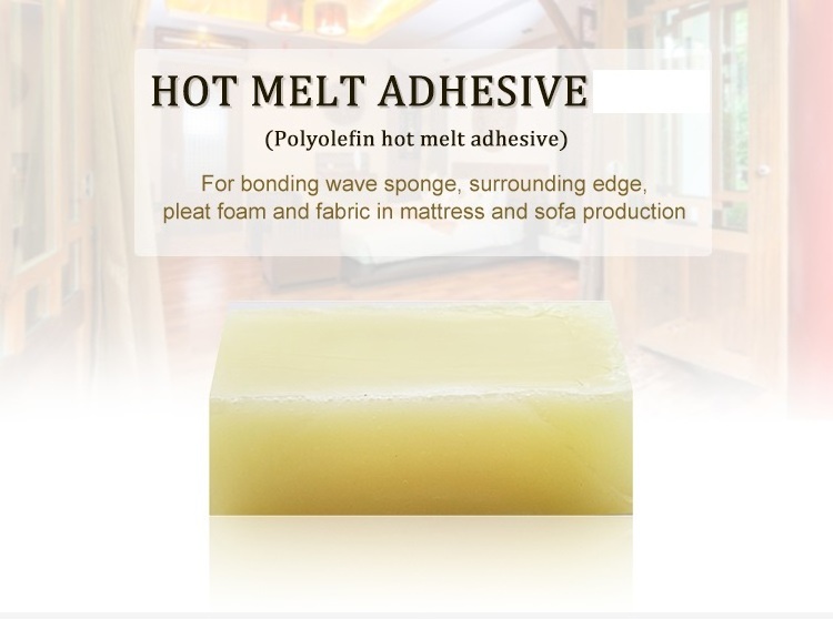 APAO hot melt adhesive suitable for sheet and film bonding, polyethylene carpet and felt bonding