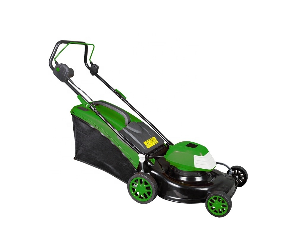 electric motor lawn mower 1800w grass cutter electric starter lawn mower hand held walk behind electric lawn mowers