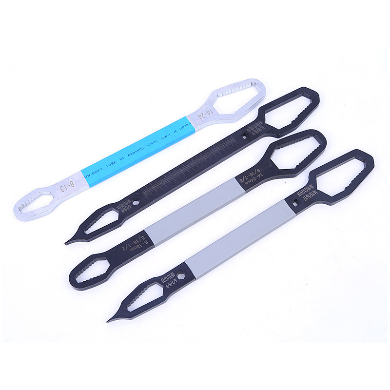 6/7/8 In 1 Anti-slip Kitchen Repair Plumbing Tool Flume Wrench Sink Faucet Key Plumbing Pipe Wrench Bathroom Wrenches Tool Sets