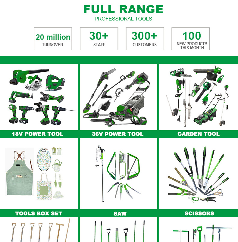 High Quality Household Cordless Tool Combo Kits 20V Lithium battery operated hand Cordless Power Tool Set