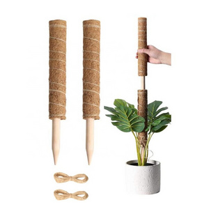 16 inch indoor plants coco plant support climbing moss stick coco coir pole plant support