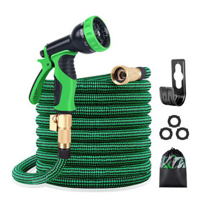 50ft 75ft 100ft incredible expanding magic hose pipe manguera expansible garden hose 10 function spray water gun