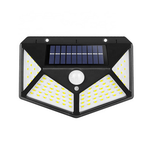 Hot Selling 6000K 100, Motion Wall mounted solar garden light super bright energy lighting Sensor Garden Outdoor Solar Light/