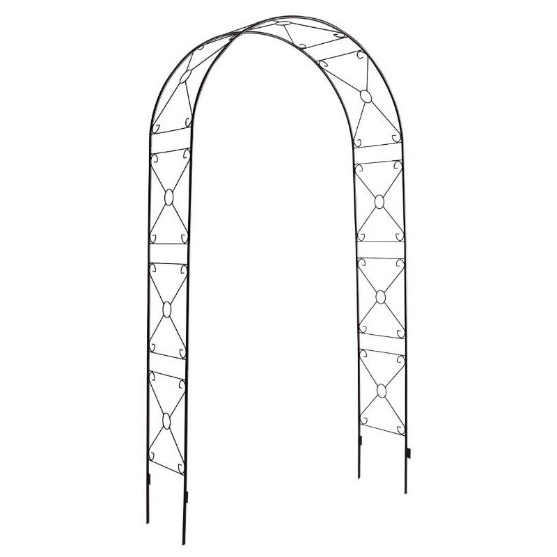 Trellis Metal Decorative Pavilion, Outdoor Garden Lawn Backyard Ornamental Wrought Iron Gazebos Garden Arch Wedding Flower Arch/