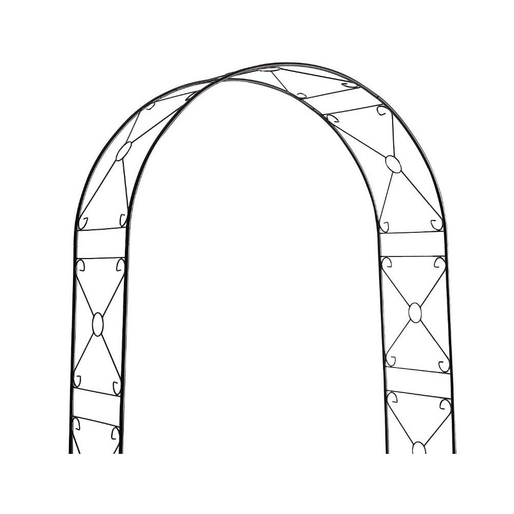 Trellis Metal Decorative Pavilion, Outdoor Garden Lawn Backyard Ornamental Wrought Iron Gazebos Garden Arch Wedding Flower Arch/