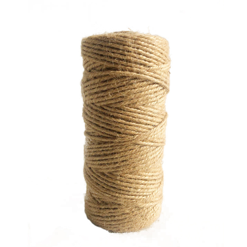 Factory Wholesale Packaging sisal Rope 1.5mm 200m/roll  sisal Twine Twisted Jute Sisal Yarn Hemp Rope