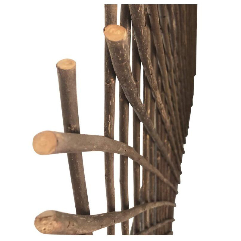 natural foldable bamboo grid, trellis 90cm Height 240cm wide Portable Plant Climbing Expanding Trellis Wooden Garden Fence/