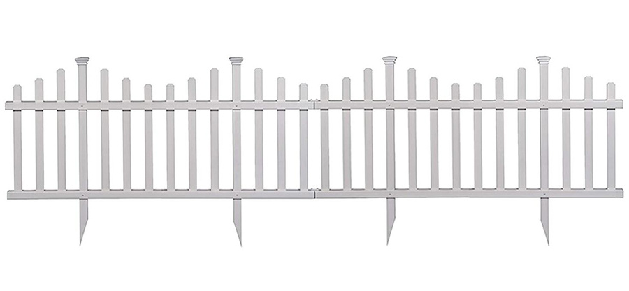 Hot selling UV proof, and easy to assemble gardening privacy wall round post horse pvc fencing/