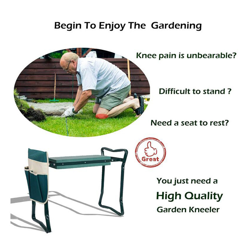 cheap garden kneeler and seat Garden kneeler with EVA GARDEN TOOL